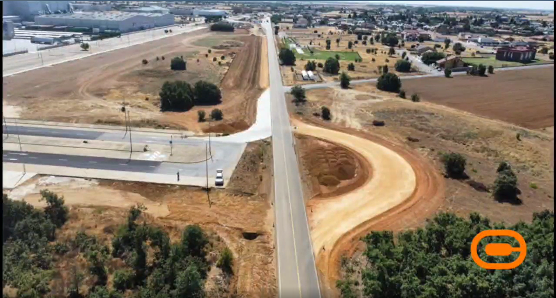 Avances en las obras del Polígono Industrial de Villadangos del Páramo (León)